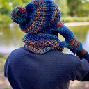 Męska czapka MERINO 50%- Górski potok” ENERGY SHOT