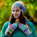 Czapka MERINO 100% Explorer “Cukierki”