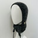 Balaclava kominiarka z kapturem zamiast czapki - merino, alpaka i jedwab
