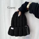 Czapka Nordic 100% wełna czarny