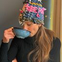 Piękna, kolorowa, oryginalna czapka. Idealna na mroźną zimę