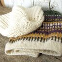 Czapka i Komin - kolorowy komplet z alpaki