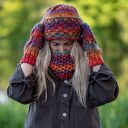 Ręcznie robiona czapka damska handmade