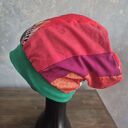 Czapka patchworkowa smerfetka na podszewce świetna na codzienne noszenie polecam boks p1