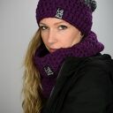 Czapka Triquence 43 - CIEMNY FIOLET