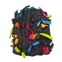 Super Crazy czapka zimowa wytkana na krośnie! Unikat! Czapka artystyczna