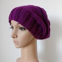 Fioletowa czapa czapka
