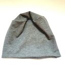 Czapka szara z dzianiny na podszewce - rozmiar uniwersalny unisex