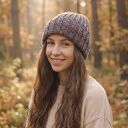 Podgląd projektu damskiej czapki handmade na zamówienie