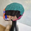 Czapka na podszewce kolorowa patchworkowa rękodzieło świetna na codzienne noszenie polecam rozmiar