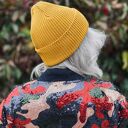 Czapka beanie z bawełny logo kolorowe “Miodowa musztarda”