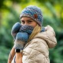 Czapka MERINO 100% Hope “Pastele” podszewka BAWEŁNA