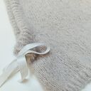 Balaclava ślubna Anti-Bride z alpaki i merino ręczna robota marcepan