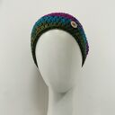 Kolorowa gruba czapka smerf ręcznie robiona