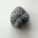 Wełniana czapka z dodatkiem alpaki 100% wełna kolor szary