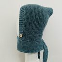 Ciepła balaclava kominiarka kaptur z szalikiem zamiast czapki wełna alpaca