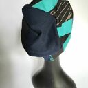 Czapka codzinna uniwersalna patchworkowa na podszewce smerfetka box x1