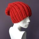 Grubas z alpaką czapka unsex czapa na srogą zimę:)