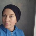 Granatowa czapka na podszewce - uniwersalny fason na co dzień