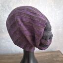 Czapka dluga fioletowa smerfetka