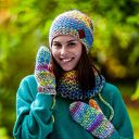 Czapka MERINO 100% Explorer “Cukierki”