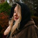 Balaclava handmade, ręcznie szydełkowana, wełna merino