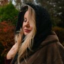 Balaclava handmade, ręcznie szydełkowana, wełna merino