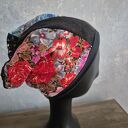 Czapka smerfetka patchworkowa na podszewce świetna na codzienne noszenie boks x1