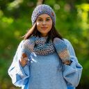 Czapka MERINO 100% Neverland “Pastele” podszewka BAWEŁNA