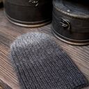 Czapka ombre z kaszmiru, wełny merino, moheru i jedwabiu