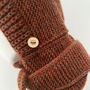 Balaclava kominiarka kaptur z szalikiem zamiast czapki handmade