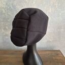 Czapka wiosenna na podszewce w kolorze czarnym - unisex handmade