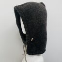 Balaclava - kominiarka z alpaki 100% w kolorze antracyt (ręcznie dziergana)