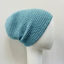 Czapka całoroczna przejściowa cienka bawełna s/m aqua