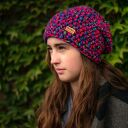 Czapka handmade No. 045 / beanie szydło