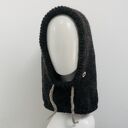 Balaclava kominiarka kaptur czapka 100% alpaka ręczna robota antracyt