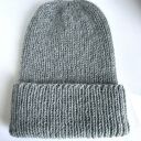 Czapka beanie AUREA z baby merino plus, moherem i jedwabiem