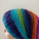 Kolorowa długa czapka