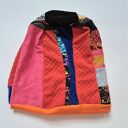 Czapka patchworkowa smerfetka na podszewce świetna na codzienne noszenie polecam boks d1 - dobra do n