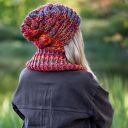 Ręcznie robiona czapka handmade na chłodne dni
