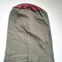 Czapka khaki i bordo bez podszewki uszyta z dzianiny damsko-męska dobra na codzienne noszenie Smerfe