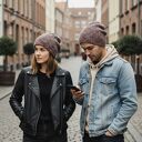 Kolorowa czapka całoroczna przejściowa cienka all season unisex