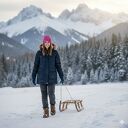 Czapka Malinowa chmurka