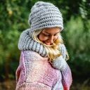 Czapka MERINO This is it “Wybielony szary”