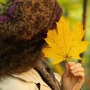 Czapka beret wełniana "Chaber łąkowy"