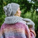 Czapka MERINO This is it “Wybielony szary”