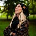 Czapka MERINO Neverland “Czarny” podszewka JEDWAB