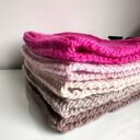 Ręcznie robiona czapka damska JANKA 100% Wełna owcza 105 Magenta