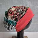 Czapka turbanowa kolorowa na podszewce rozmiar uniwersalny świetna na codzienne