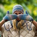 Czapka MERINO 100% Hope “Pastele” podszewka BAWEŁNA